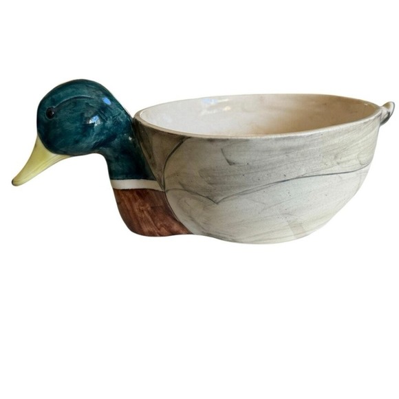 Original 1984 Deborah Pauling MALLARD (duck) Signed Bowl - Picture 6 of 9